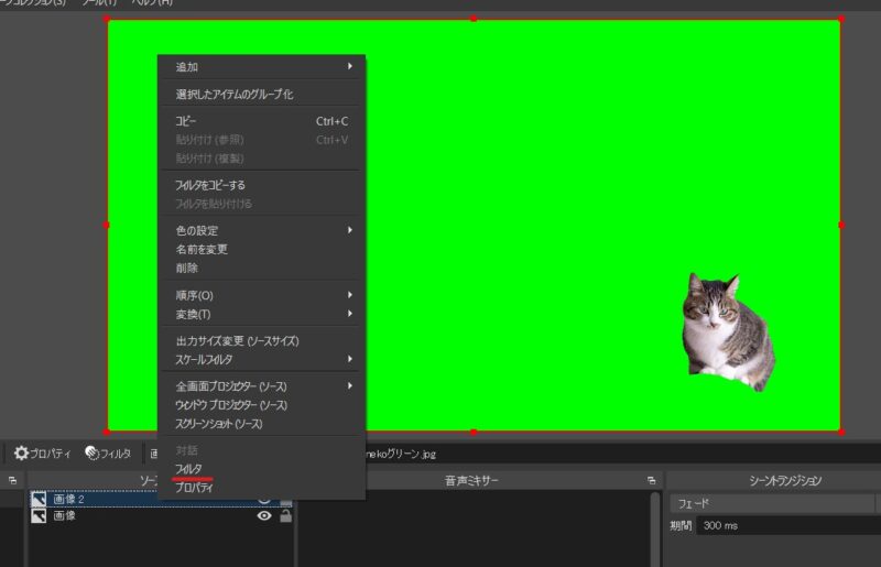 Obs Studio 映像 ソース で使うフィルターについて